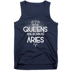 Queens Are Born As Aries Tank Top