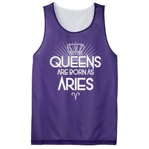 Queens Are Born As Aries Mesh Reversible Basketball Jersey Tank