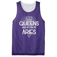 Queens Are Born As Aries Mesh Reversible Basketball Jersey Tank