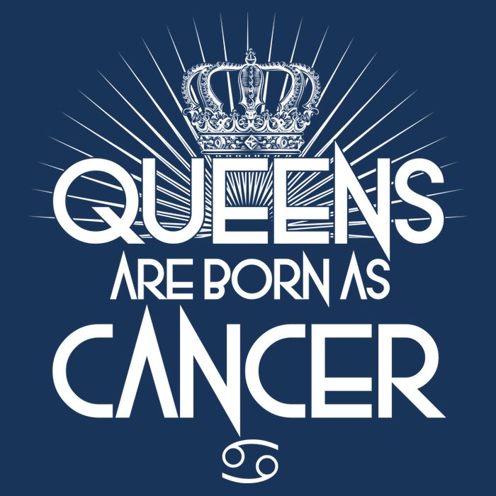 Queens Are Born As Cancer Hoodie