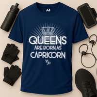 Queens Are Born As Capricorn Performance Shirt