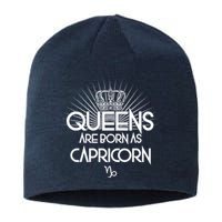 Queens Are Born As Capricorn Sustainable Beanie