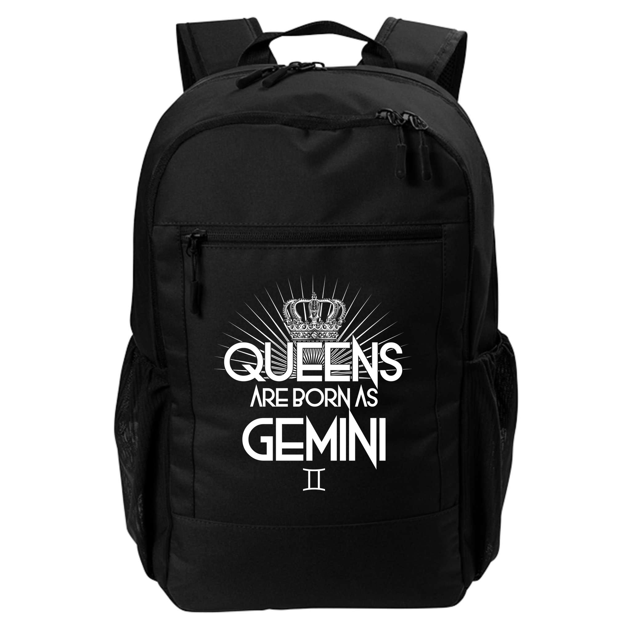 Queens Are Born As Gemini Backpack