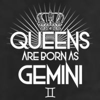 Queens Are Born As Gemini 25L Jumbo Tote