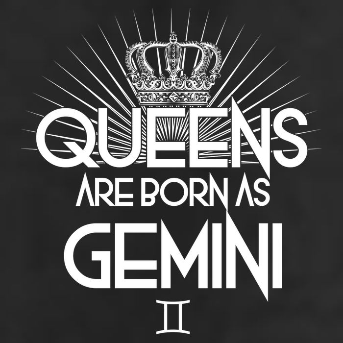 Queens Are Born As Gemini 25L Jumbo Tote