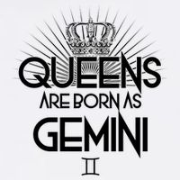 Queens Are Born As Gemini Garment-Dyed Sweatshirt