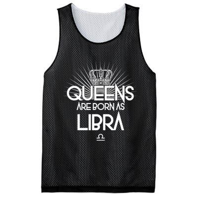 Queens Are Born As Libra Mesh Reversible Basketball Jersey Tank