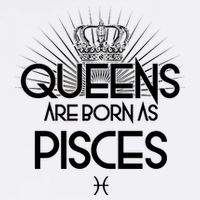 Queens Are Born As Pisces Garment-Dyed Sweatshirt