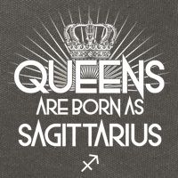 Queens Are Born As Sagittarius Cotton Canvas Backpack