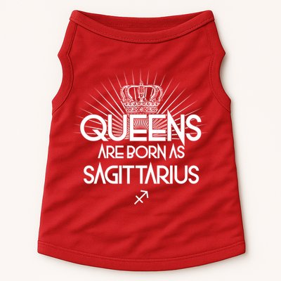 Queens Are Born As Sagittarius Doggie Tank