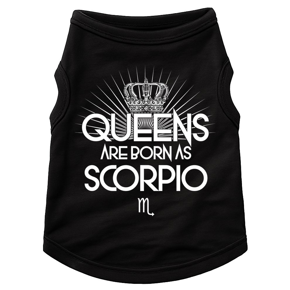 Queens Are Born As Scorpio Doggie Tank