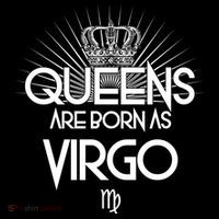 Queens Are Born As Virgo Flexfit Unipanel Trucker Cap