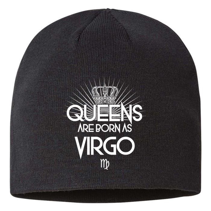 Queens Are Born As Virgo Sustainable Beanie
