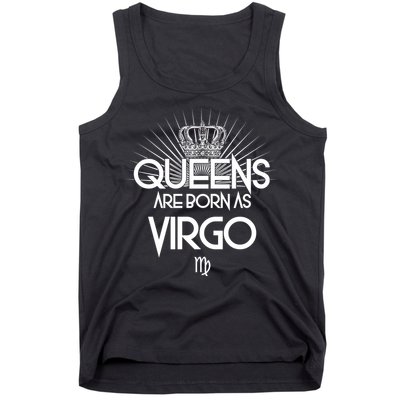 Queens Are Born As Virgo Tank Top