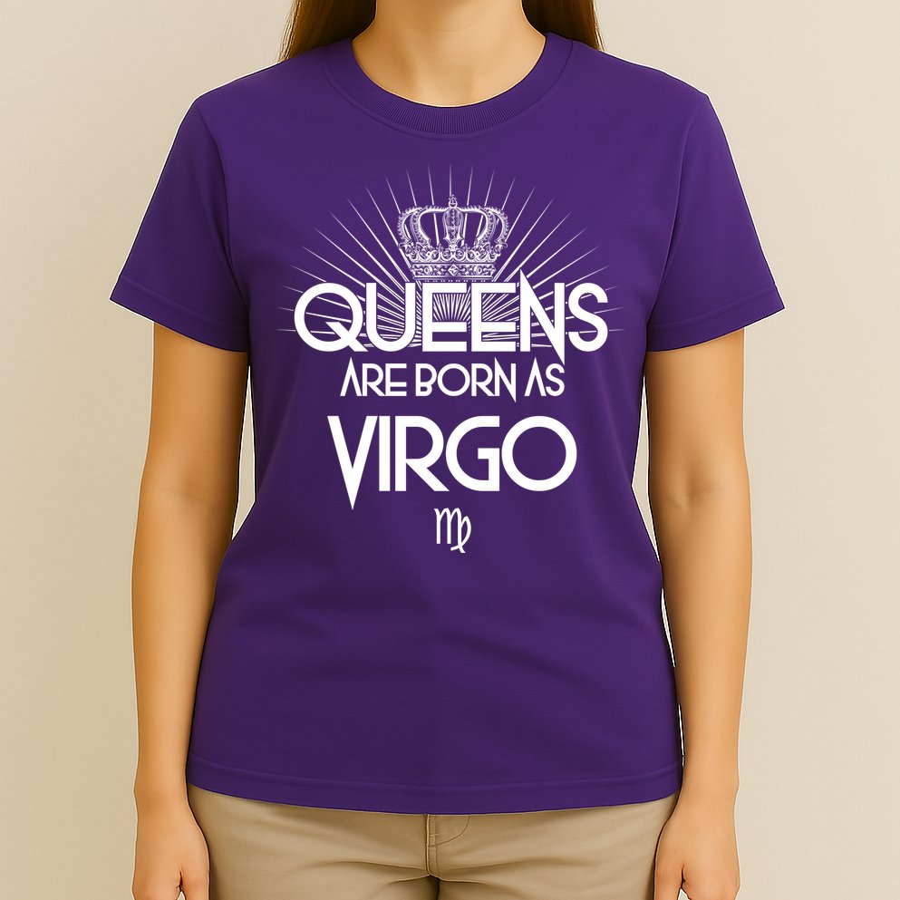 Queens Are Born As Virgo T-Shirt