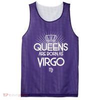 Queens Are Born As Virgo Mesh Reversible Basketball Jersey Tank