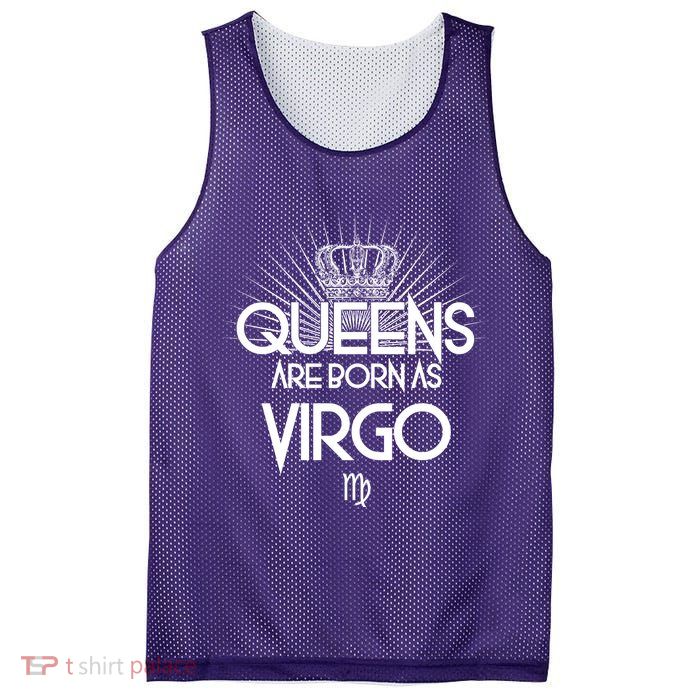 Queens Are Born As Virgo Mesh Reversible Basketball Jersey Tank
