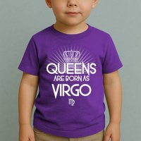 Queens Are Born As Virgo Toddler T-Shirt