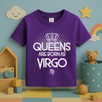 Queens Are Born As Virgo Toddler T-Shirt
