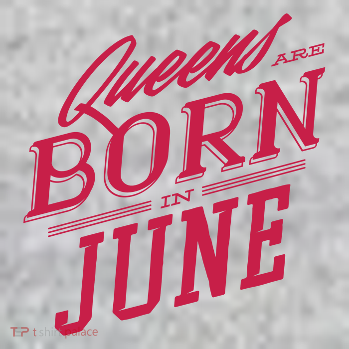 Queens Are Born In June Tall T-Shirt