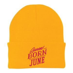 Queens Are Born In June Knit Cap Winter Beanie