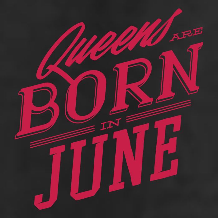 Queens Are Born In June Cool Comfort Performance Bucket Hat