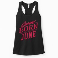 Queens Are Born In June Womens Tank Top