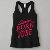 Queens Are Born In June Womens Tank Top