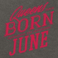 Queens Are Born In June Cotton Canvas Backpack