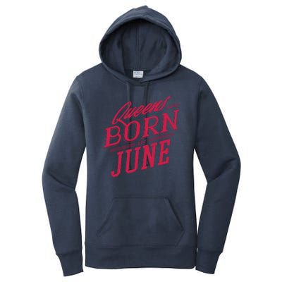 Queens Are Born In June Women's Pullover Hoodie