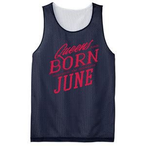 Queens Are Born In June Mesh Reversible Basketball Jersey Tank