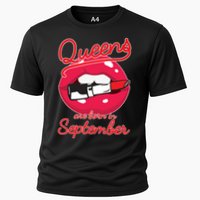 Queens Are Born in September Lipstick Cooling Performance Crew T-Shirt