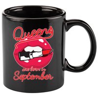 Queens Are Born in September Lipstick 11oz C Handle Ceramic Mug
