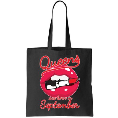 Queens Are Born in September Lipstick Bag