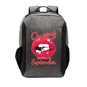 Queens Are Born in September Lipstick Vector Backpack