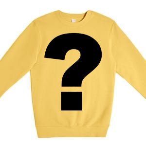 Question Mark Logo Premium Crewneck Sweatshirt