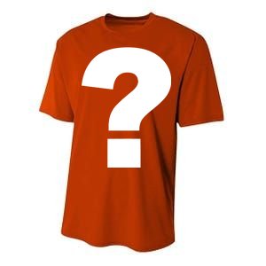 Question Mark Logo Performance Sprint T-Shirt