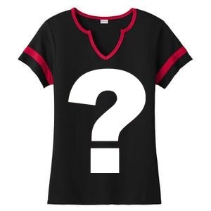 Question Mark Logo Ladies Halftime Notch Neck Tee