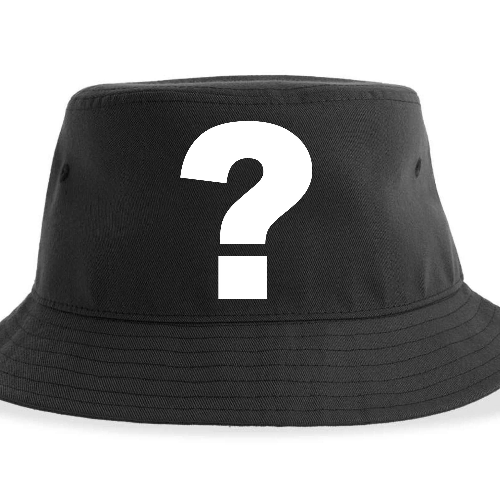 Question Mark Logo Sustainable Bucket Hat