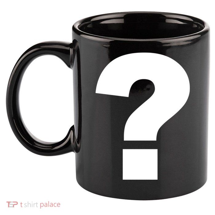Question Mark Logo 11oz C Handle Ceramic Mug