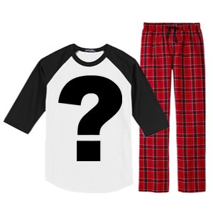 Question Mark Logo Raglan Sleeve Pajama Set