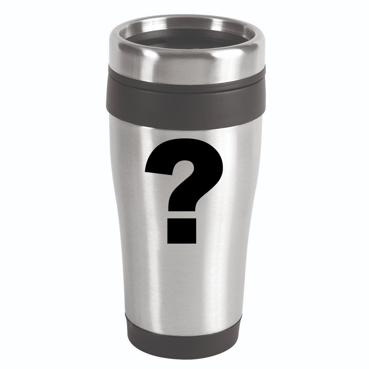 Question Mark Logo 16oz Travel Tumbler