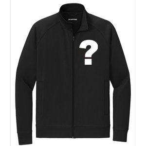 Question Mark Logo Stretch Full-Zip Cadet Jacket