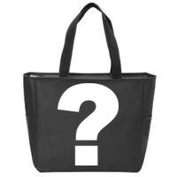 Question Mark Logo Zip Tote Bag