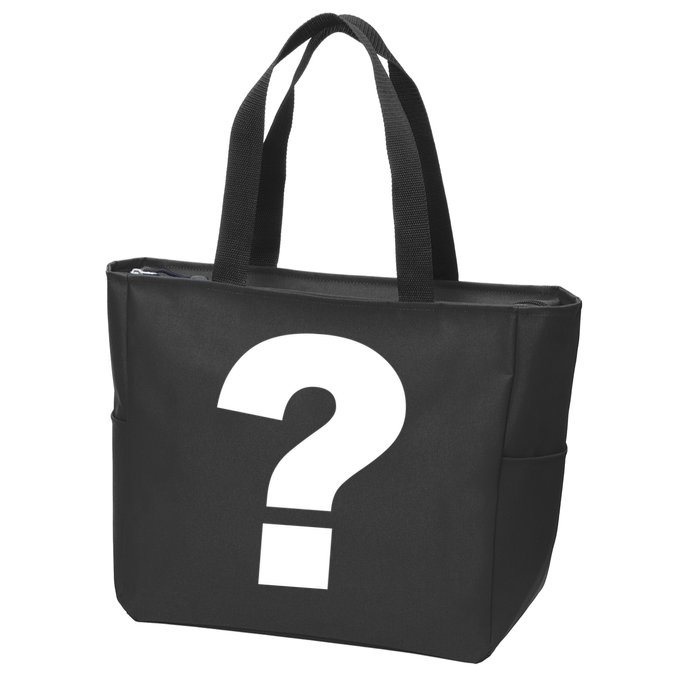 Question Mark Logo Zip Tote Bag