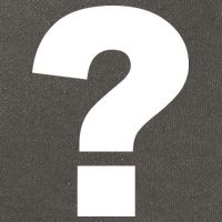 Question Mark Logo Cotton Canvas Backpack