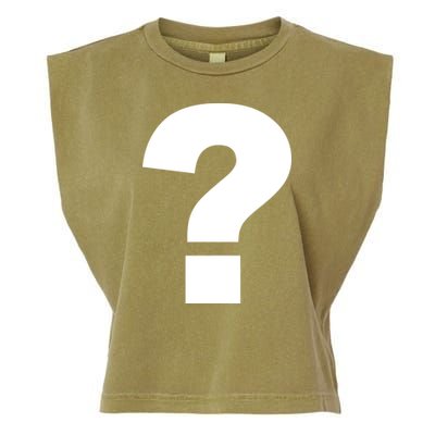 Question Mark Logo Garment-Dyed Women's Muscle Tee