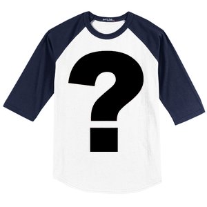 Question Mark Logo Baseball Sleeve Shirt