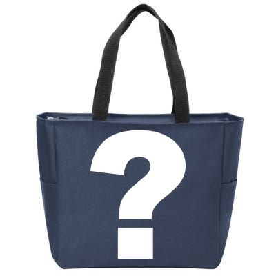 Question Mark Logo Zip Tote Bag