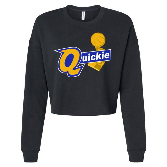 Quickie Cropped Pullover Crew